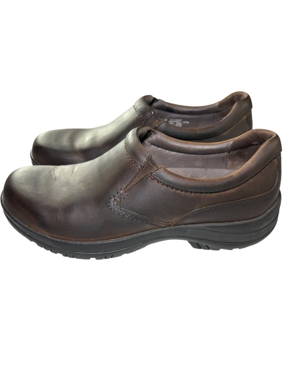 Dansko Men Brown Leather Clogs Slip On Slip Resistant Comfort Shoes Size 46/12.5